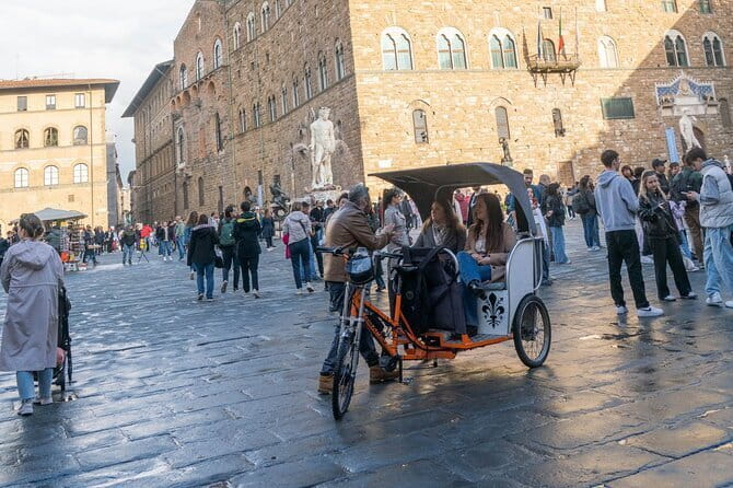Florence Private Transportation in Rickshaw - Key points at a glance