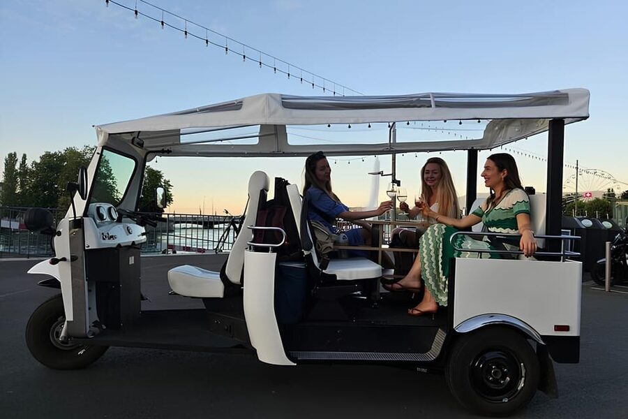Fondue and wine private Tuk Tuk tour in Geneva - What the private guide adds