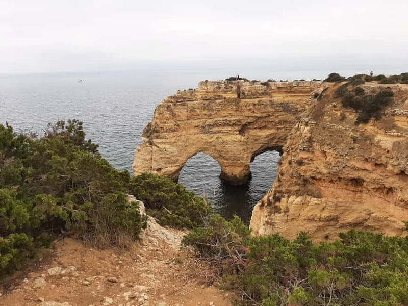 From Albufeira: Tuk-Tuk Tour to Benagil Caves - Benagil caves from land, not from a boat