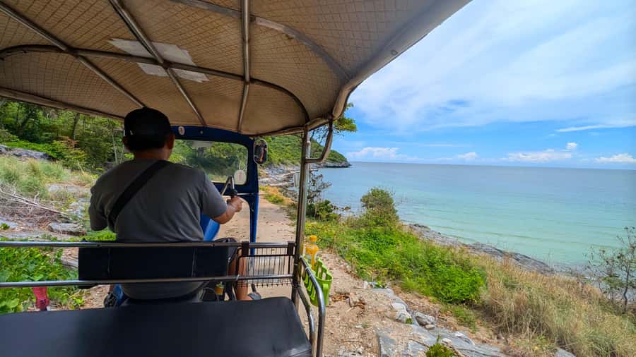 From Bangkok: Day Tour Koh Sichang Island with Tuktuk Tour - Tam Talu and the final beach break