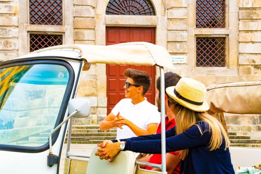From Leixões: Private Porto Historic Center Tuk Tuk Tour - Ribeira, Palácio da Bolsa, and São Francisco