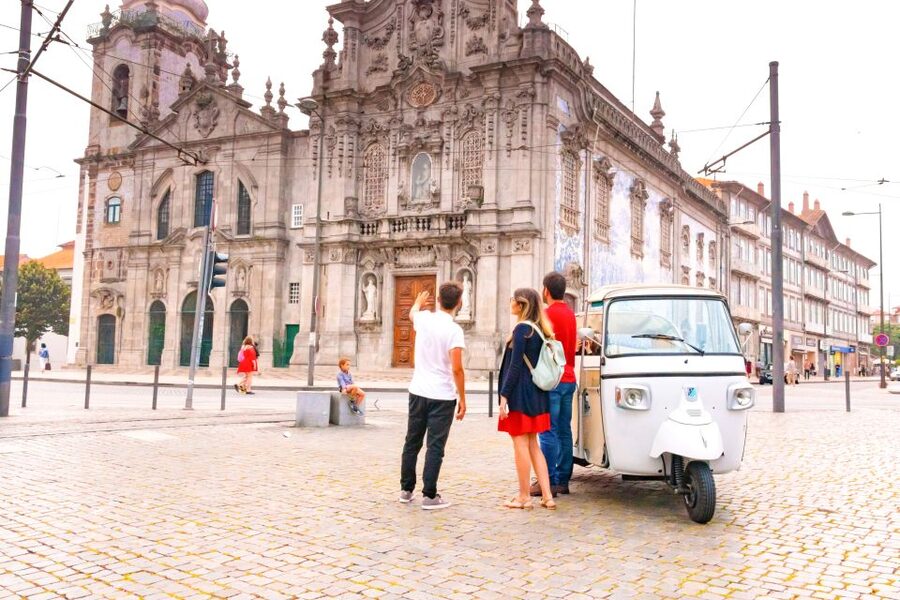 From Leixões: Private Porto Historic Center Tuk Tuk Tour - Across the bridge to Serra do Pilar