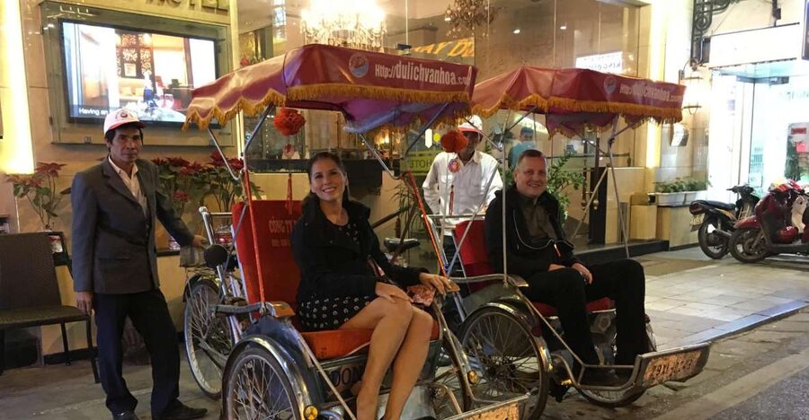 Hanoi: Old Quarter Trishaw Cyclo Tour - Hoan Kiem Lake gives the ride a calm opening
