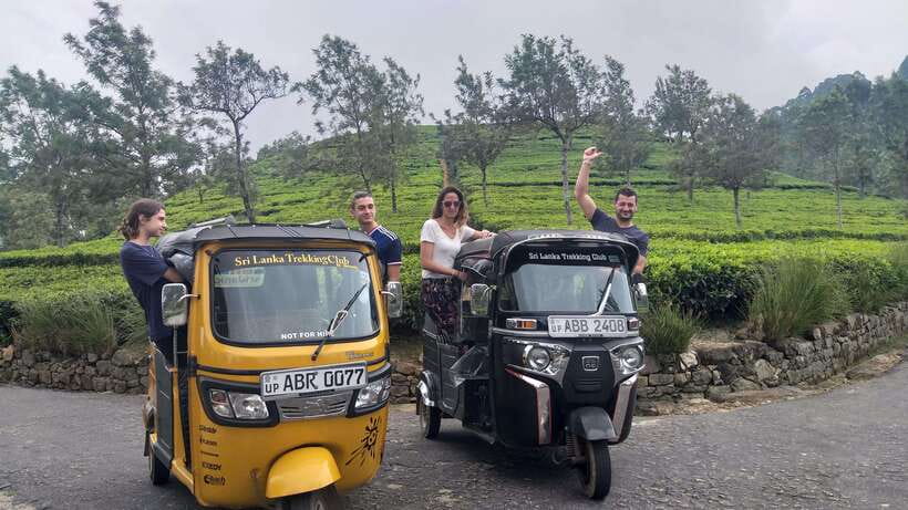 Haputale:Glorious Tuk Tuk Ride to Lipton'sSeat & Tea Factory - Leaving Haputale or Bandarawela by tuk tuk