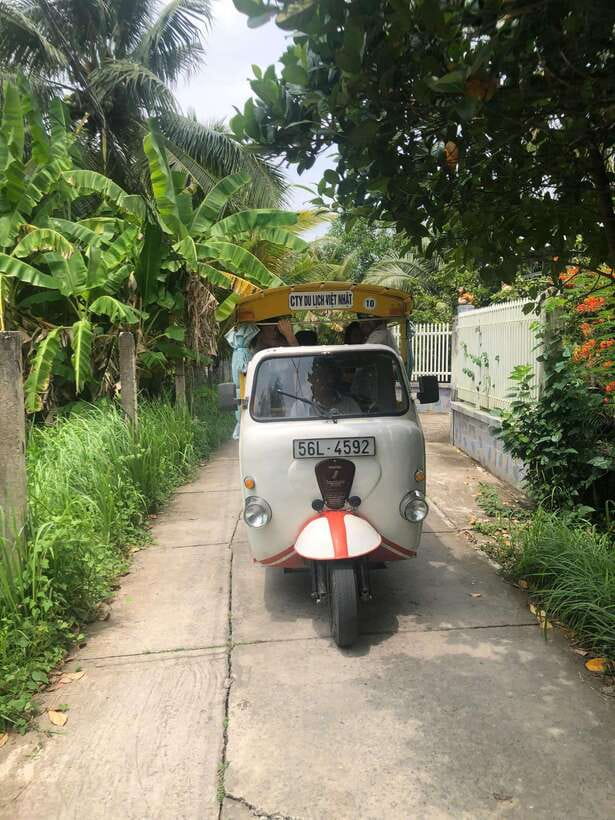 HCM: Mekong Delta Islands Boat & Tuk-Tuk Tour with Tastings - Unicorn Island by tuk-tuk, bicycle, and foot