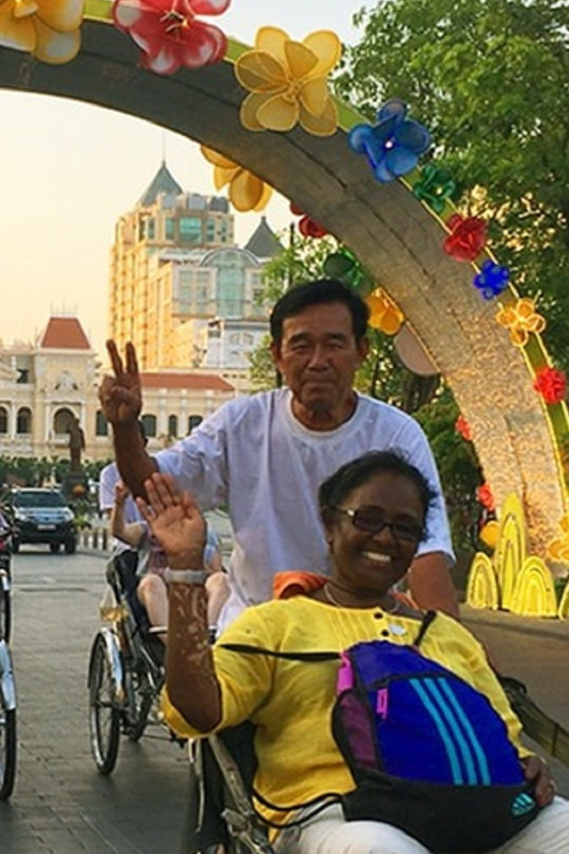 Ho Chi Minh City Cyclo Tour with English Speaking Guide - The Hotel Continental and Opera House connection