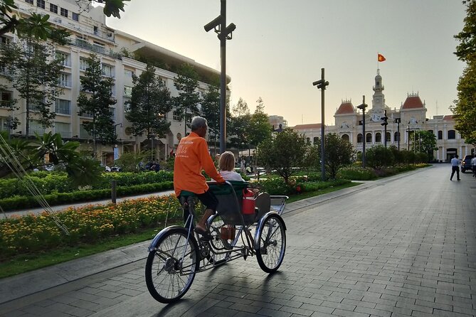 Ho Chi Minh City with Street Food Tour by Cyclo - Nguyen Hue Street and the city center