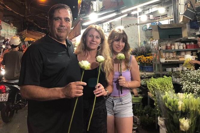 Ho Chi Minh City with Street Food Tour by Cyclo - Ho Thi Ky Flower Market and the food finish