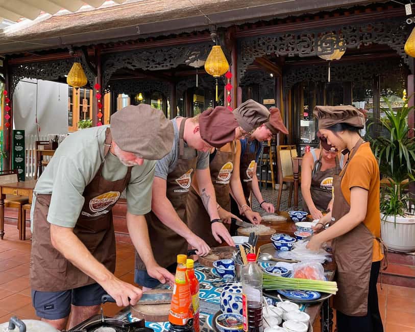 Hue City: Cyclo, Market Tour & Cooking Class at Madam Thu - At a glance