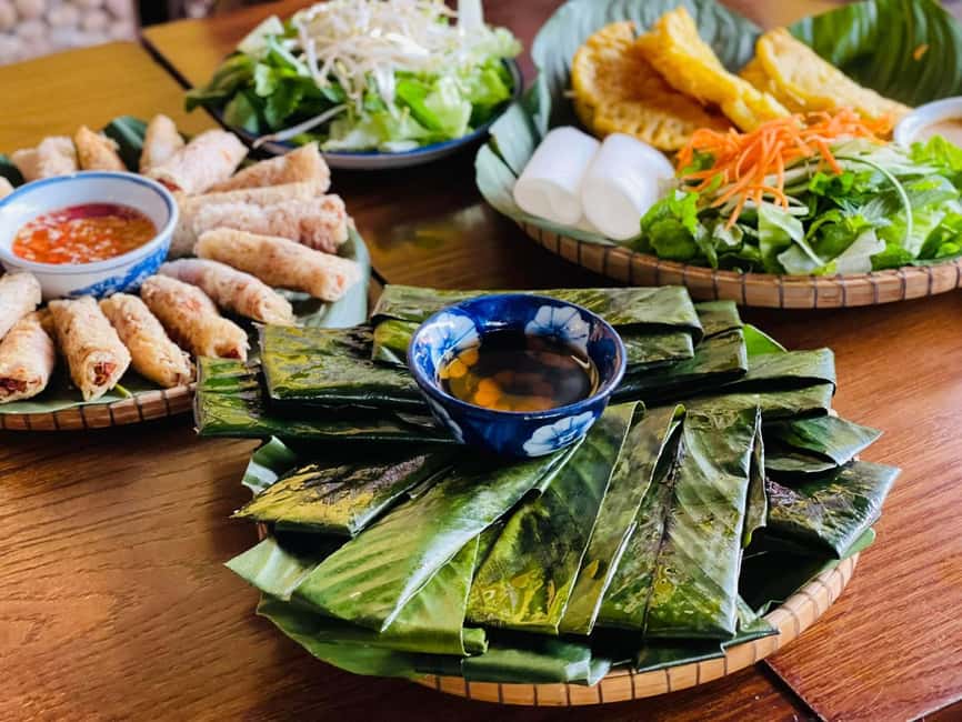 Hue City: Cyclo, Market Tour & Cooking Class at Madam Thu - The herbal foot bath before cooking
