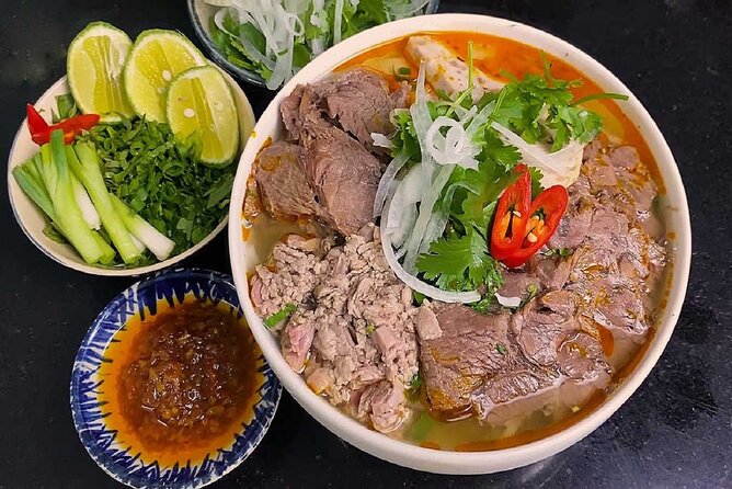 Hue Food Tour by Walking or Cyclo or Motorbike with Driver - Riverside food along the Nhu Y River