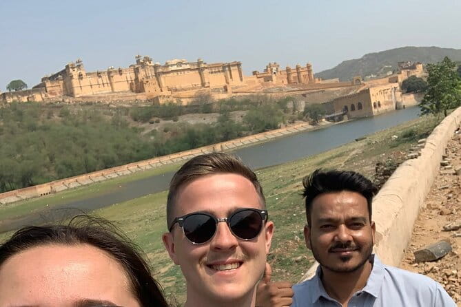 Jaipur Tuktuk Local Sightseeing Day Tour - Jal Mahal: the Water Palace from the lakeside