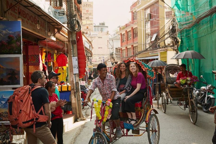 Kathmandu at Sunset: Explore the City on Rickshaw - Thamel by rickshaw, with the city changing around you