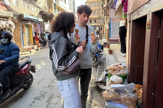 Kathmandu: Food, Drink and Shopping Rickshaw Tour - Meeting near Kaiser Library and entering Thamel