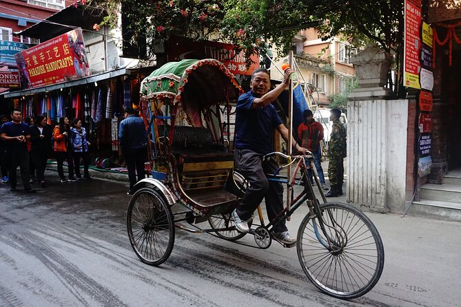 Kathmandu Rickshaw Tour Of Thamel And Durbar Square - Thamel: Kathmandu’s tourist quarter in 30 minutes