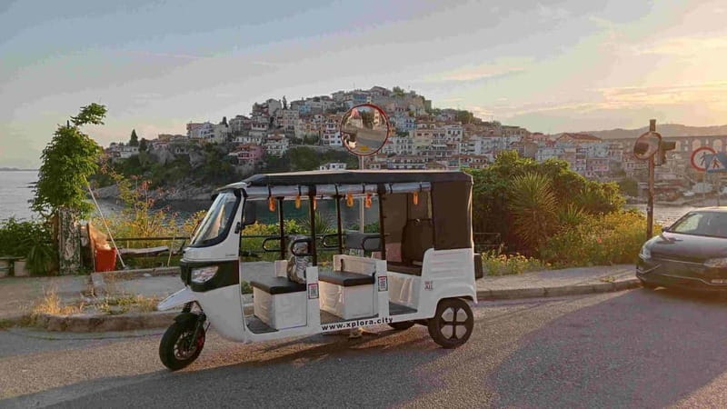 Kavala: Evening Snapshots Tour by Eco-Friendly Tuk-Tuk - Seeing Kavala as the light changes