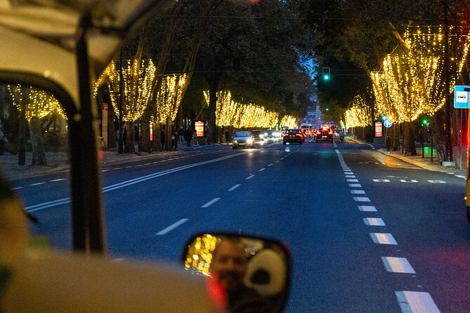 Lisbon Christmas Lights Tuk-Tuk Tour with Local Guide - Downtown lights, Chiado, and the Armazéns do Chiado tree