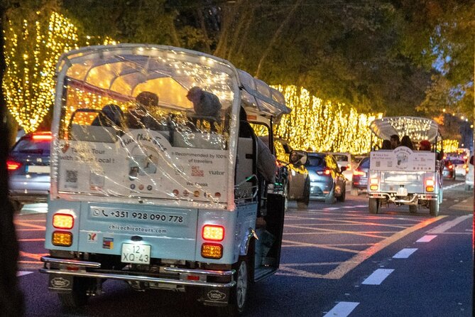 Lisbon Christmas Lights Tuk-Tuk Tour with Local Guide - The best pause: São Pedro de Alcântara viewpoint