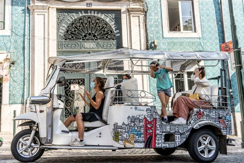Lisbon: Food Tasting Tour by Tuk Tuk with 2 Stops - The first tasting: a small plate with local character