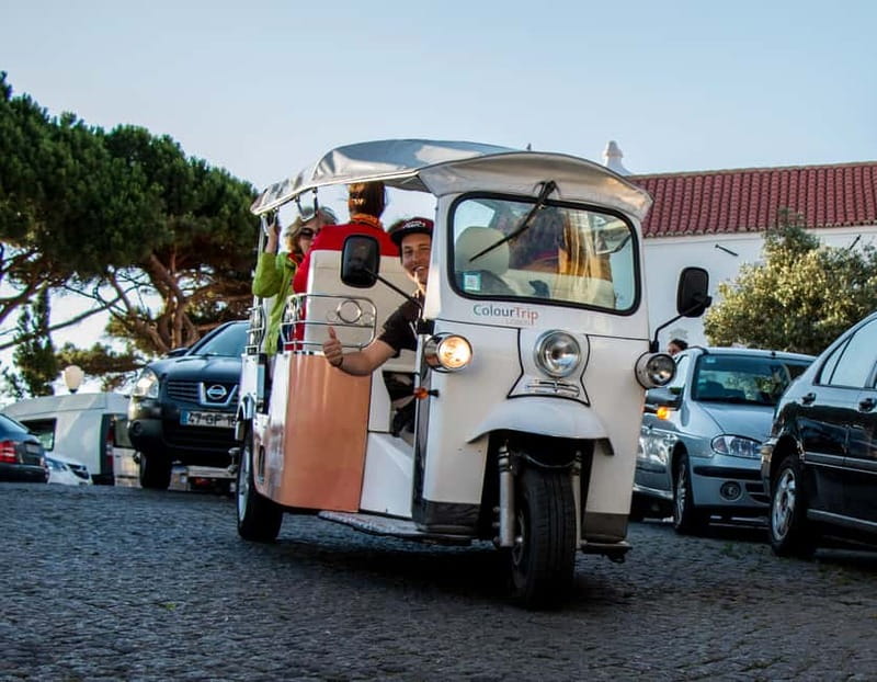 Lisbon Highlights: Private Tuk Tuk Sightseeing City Tour - São Pedro de Alcântara and the optional Estrela stop