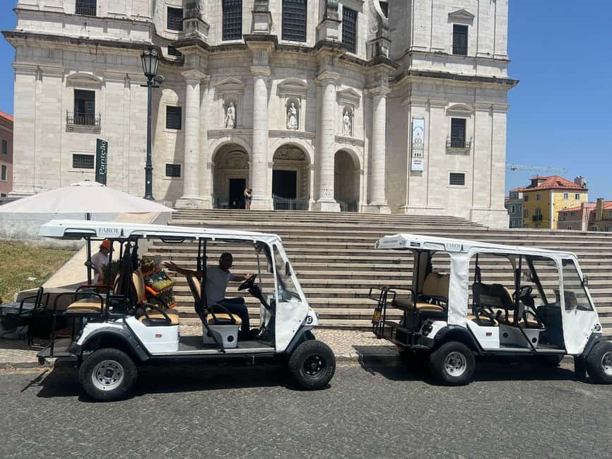 Lisbon: Private Guided TukTuk Tour Old Town 8-10 Spots - Santa Luzia and Portas do Sol: two quick views