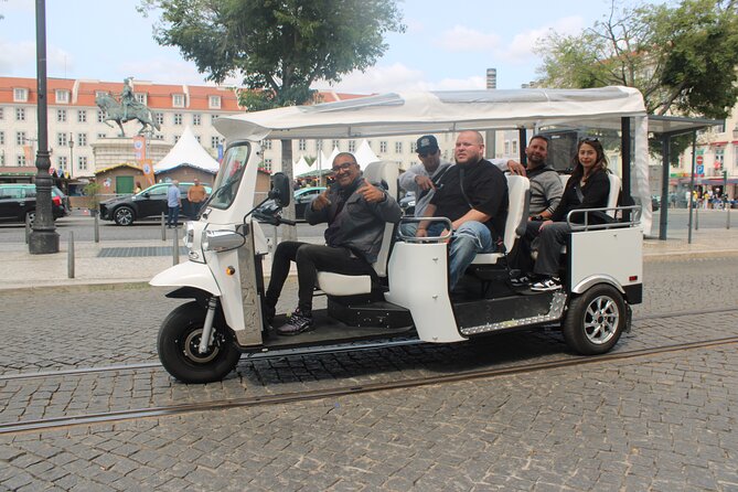 Lisbon: Private Half Day Electric Quad Tour & Tuk-tuk - Carmo and Santa Justa bring you back downtown