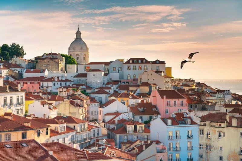 Lisbon: Private Old Town Tuk-Tuk Tour - Lisbon Cathedral and the first old-city views