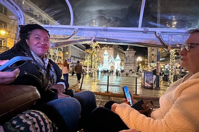 Lisbon Private Tour by Tuk Tuk (Christmas Lights) - Cais do Sodré and the riverfront after dark