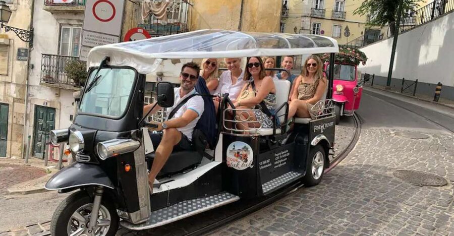 Lisbon: Private Tuk-Tuk Tour - Praça do Comércio, the river, and the cruise terminal