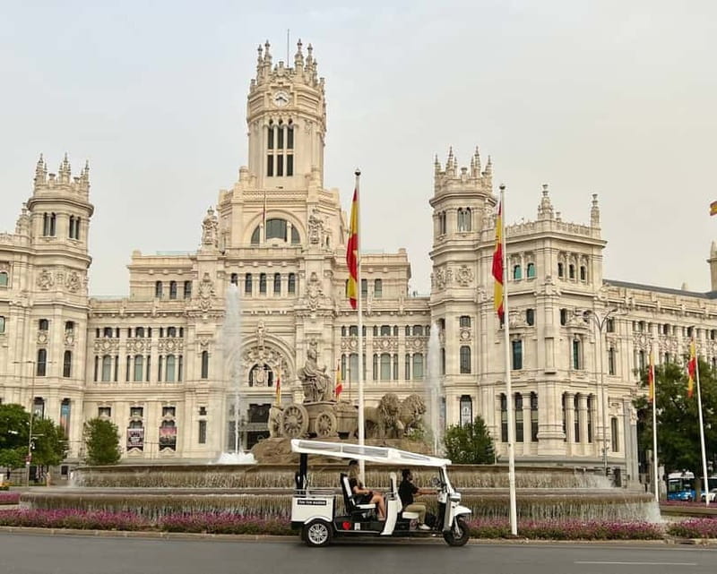 Madrid: Discover the City by Private Electric Tuk Tuk - A Small Vehicle With a Big Madrid Route