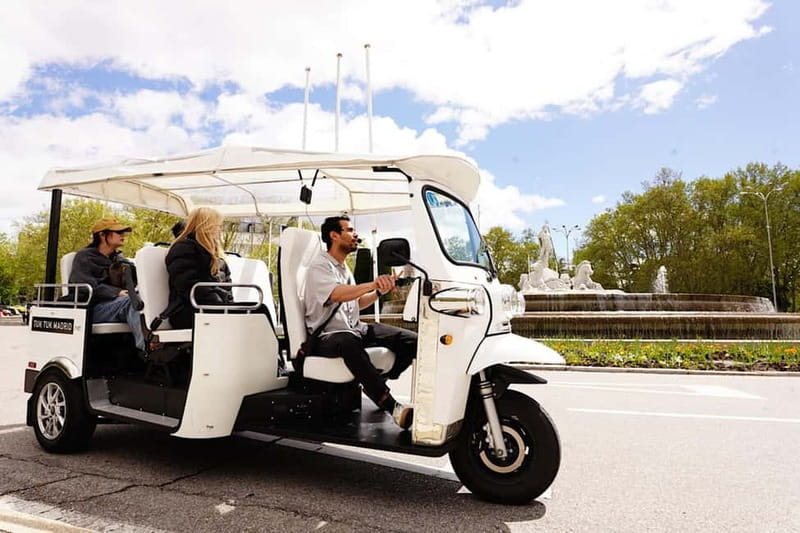 Madrid: Discover the City by Private Electric Tuk Tuk - Puerta de Alcalá and Retiro Park