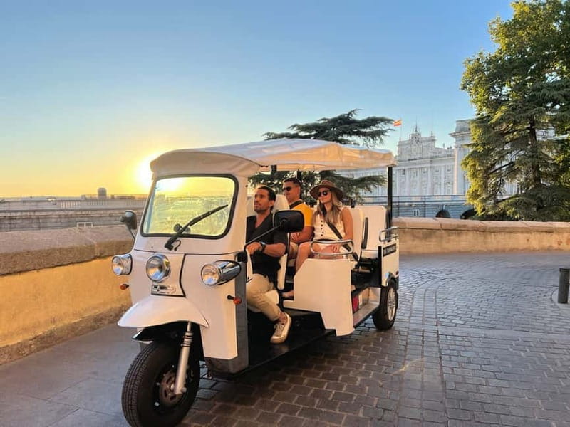 Madrid: Discover the City by Private Electric Tuk Tuk - Royal Palace, Almudena Cathedral, and the Emir Mohamed I Park