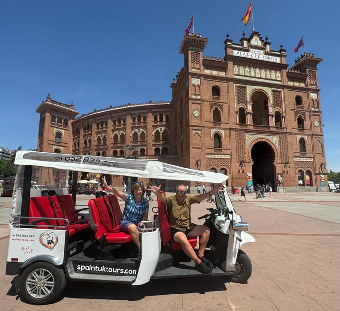 Madrid: Explore the City in an Electric Tuk Tuk - Alcalá Gate and Madrid’s grand avenues