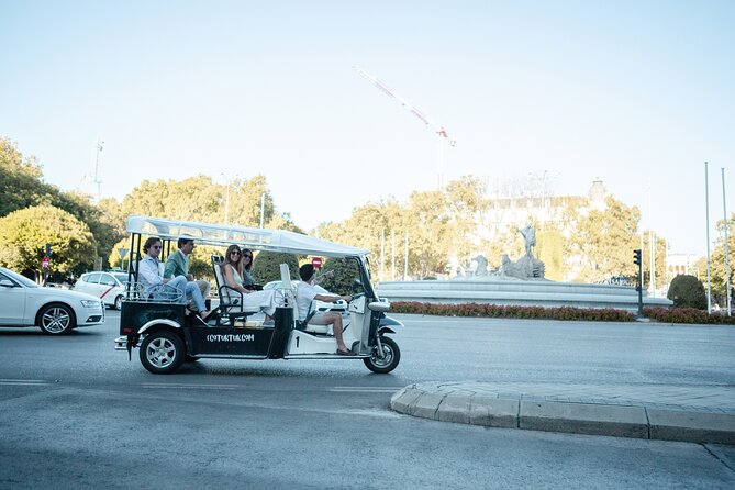 Madrid Express Tour with Local Guide in Eco Tuk Tuk Private - A quick ride through Madrid’s grand center