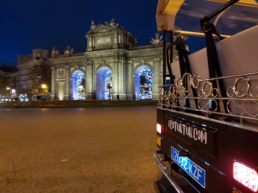 Madrid: Private Christmas Lights Tour by Eco Tuk-Tuk - Starting at Calle Antonio Maura 13