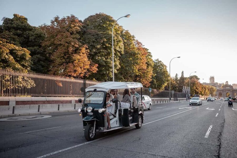 Madrid: Private City Tour by Eco Tuk Tuk - Retiro Park and the grand eastern boulevard