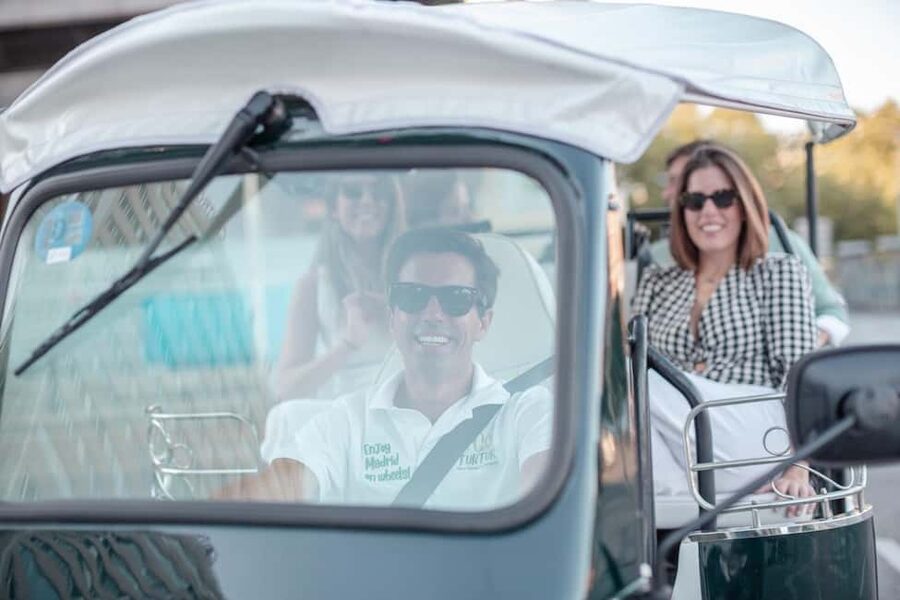 Madrid: Private City Tour by Eco Tuk Tuk - Las Letras and Plaza de Santa Ana