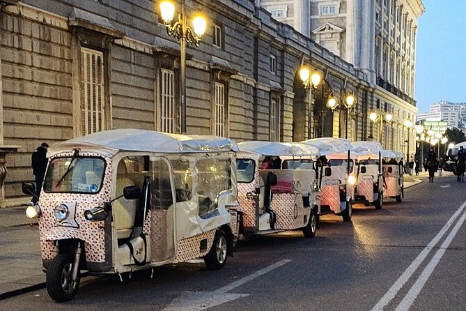 Madrid Sightseeing Tuk Tuk Tours - Royal Madrid begins at the palace and Almudena Cathedral