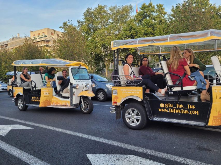 Madrid: Traditional Tour wh Private guide in yellow Tuk Tuk - Salamanca, Plaza Colón, and Calle Alcalá
