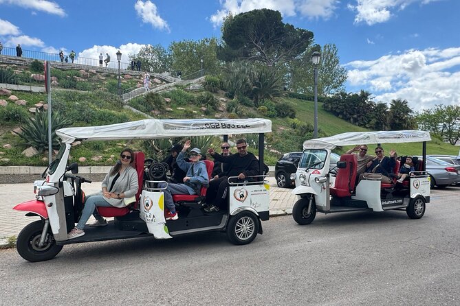 Madrid Tuk Tuk & Olé Experience – Private 1.5h Cultural Tour - From Plaza de la Lealtad to the Royal Palace