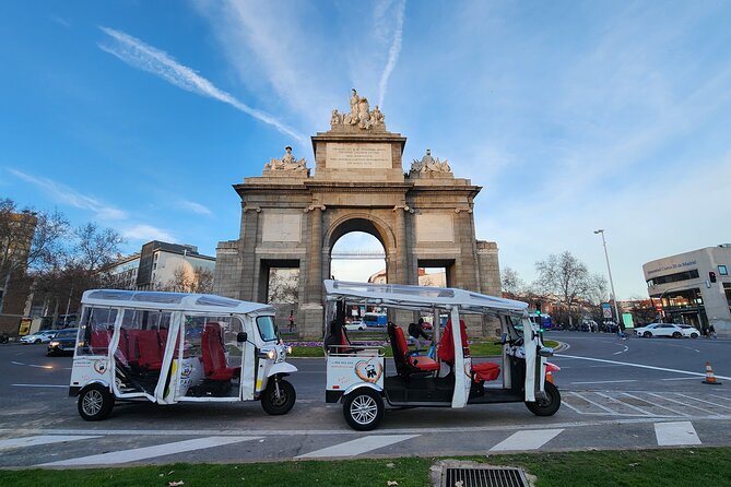 Madrid Tuk Tuk & Olé Experience – Private 1.5h Cultural Tour - The Prado, Puerta de Alcalá, and Las Ventas