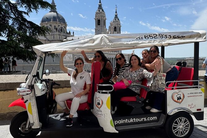 Madrid Tuk Tuk & Olé Experience – Private 1.5h Cultural Tour - San Francisco el Grande and Puerta de Toledo