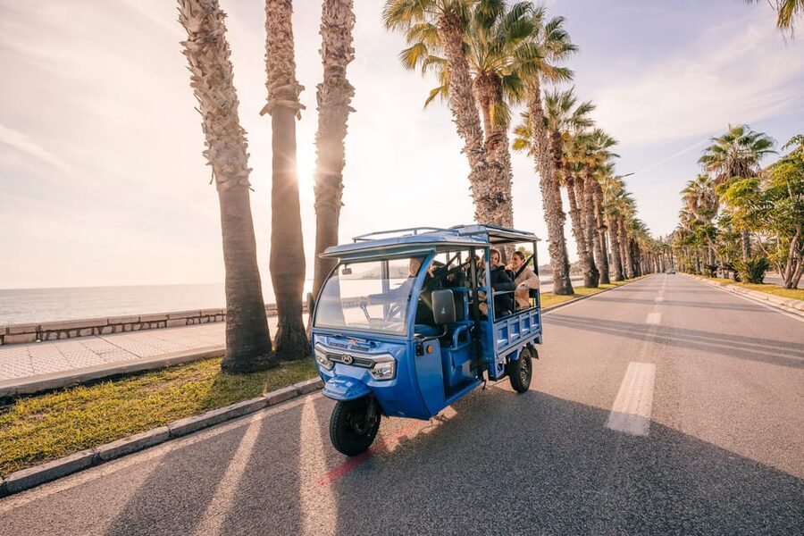 Málaga 2-Hour TukTuki Tour: Private Experience - The climb to Gibralfaro Lookout