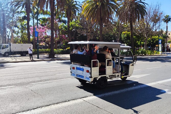 Malaga by Tuk Tuk i : 1 or 2 hours Private city tour - Malagueta Beach and Malaga’s seafront