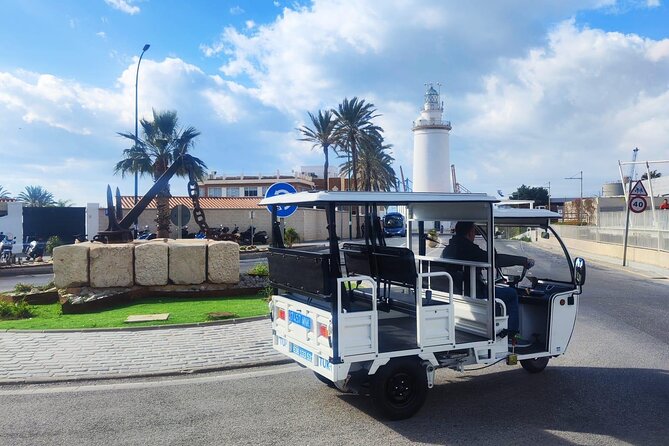 Malaga by Tuk Tuk i : 1 or 2 hours Private city tour - Centre Pompidou Malaga and El Cubo