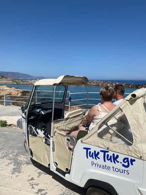 Malia: Sissi and Beyond Tuk Tuk Tour with Raki and Honey - Malia Palace is a photo stop, not a full archaeological visit