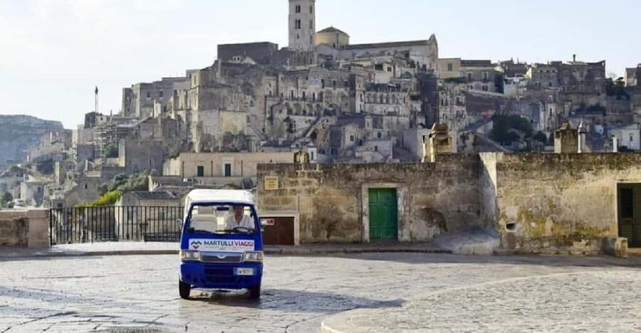 Matera: City Center and Murgia Park Porter Tuk-Tuk Tour - Key points at a glance