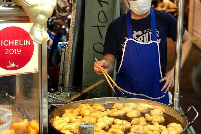 Michelin Guide Street Eats by Tuk Tuk: Bangkok Night Tour - Yaowarat doughnuts fresh from the fryer