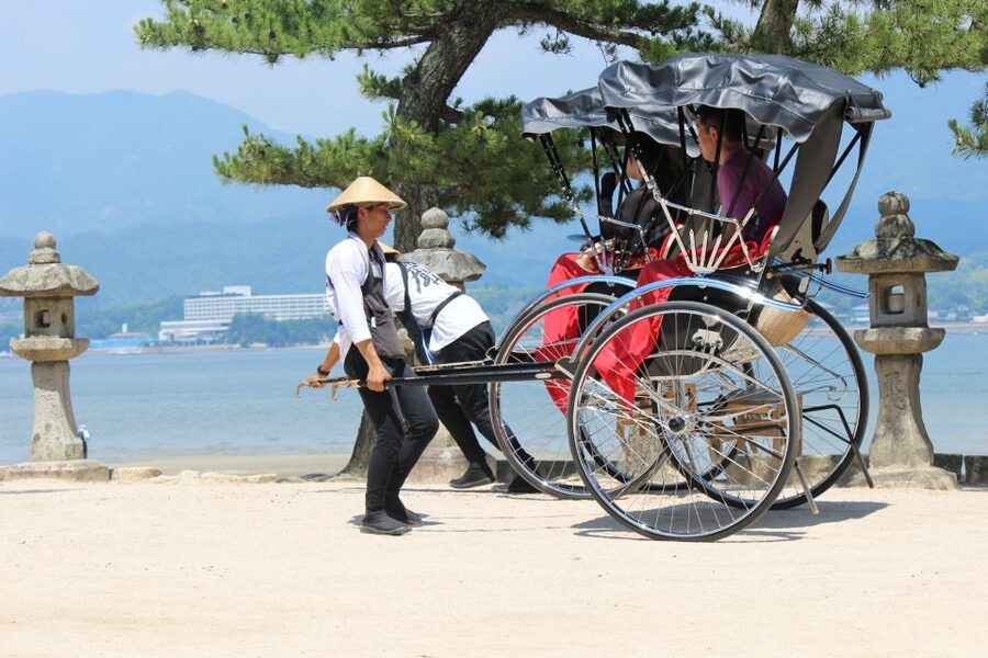 Miyajima: Private Rickshaw Tour to Itsukushima Shrine - Choosing the 70-minute ride to Daishoin Temple