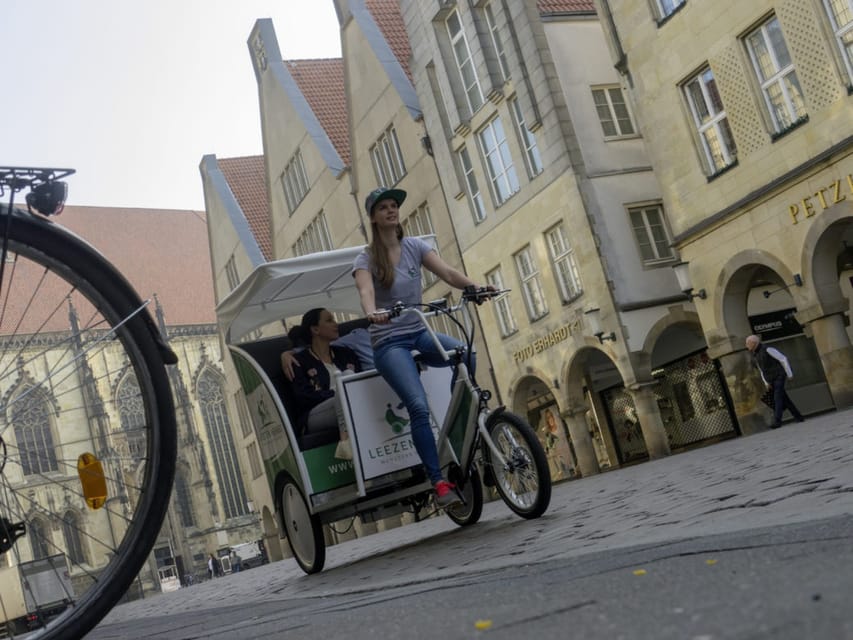 Münster: Beer Tasting Rickshaw Tour - Prinzipalmarkt and the Old City Hall start